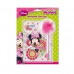 Carnetel Disney Minnie cu pix pufos